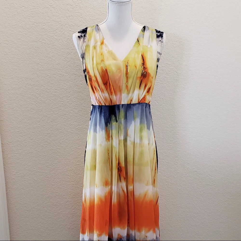 Simply Vera Sleeveless Tie Dye Maxi